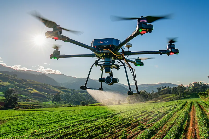 Drones para Fumigacion Eficiencia y Precision en el Tratamiento Aereo de Cultivos