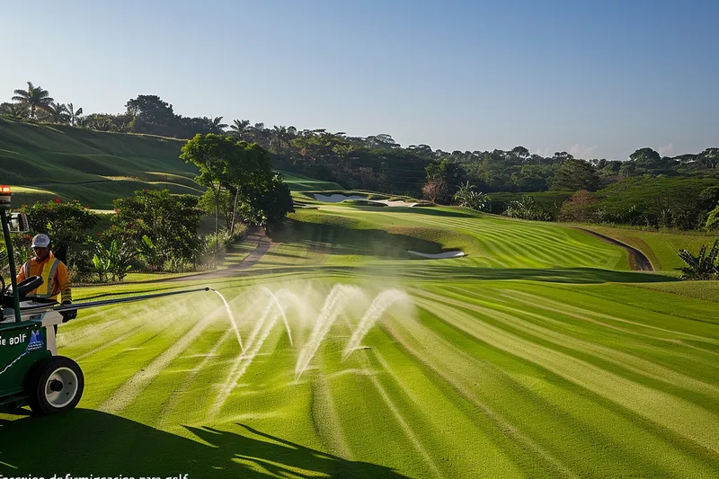 Tecnicas de Fumigacion para Campos de Golf Mantenimiento y Cuidado Especializado